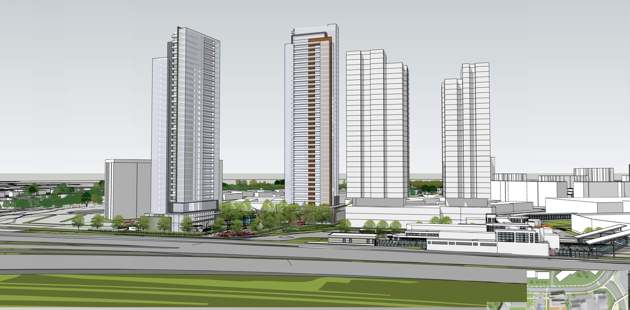Rendering of building from page 32 of the file '2023-12-21 - Urban Design Review Drawing Package - D01-01-22-0004'