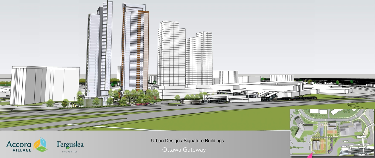 Rendering of building from page 33 of the file '2023-12-21 - Urban Design Review Drawing Package - D01-01-22-0004'