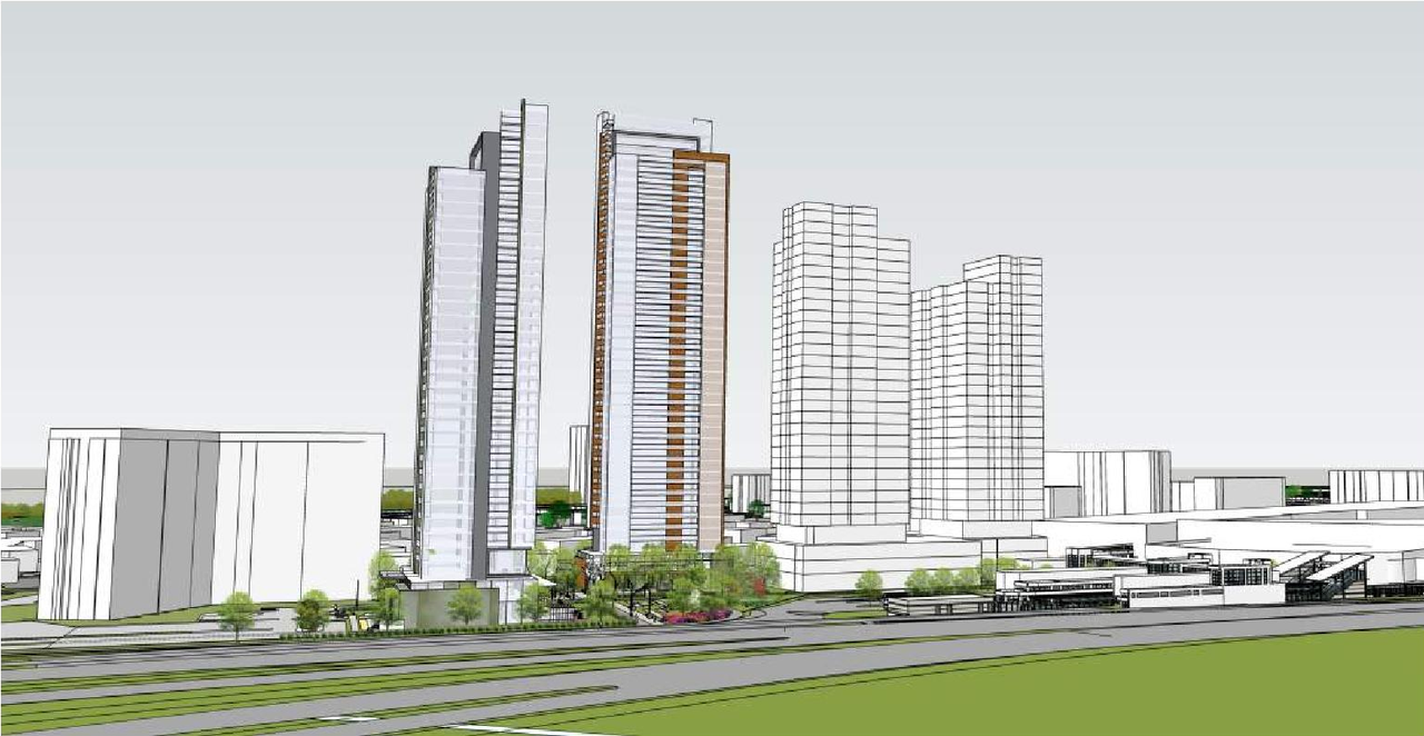 Rendering of building from page 5 of the file '2023-12-21 - Urban Design Review Drawing Package - D01-01-22-0004'