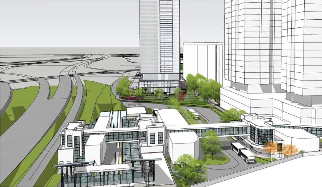 Rendering of building from page 5 of the file '2023-12-21 - Urban Design Review Drawing Package - D01-01-22-0004'