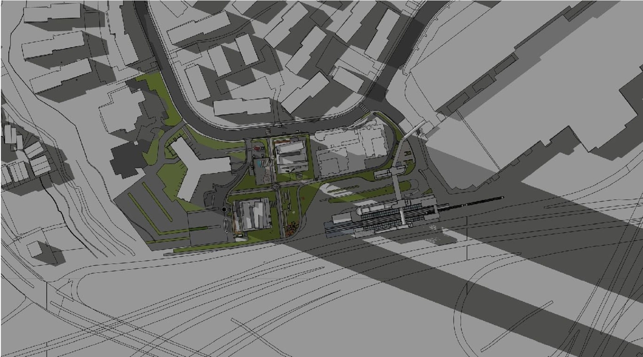 Construction site plan for project from page 42 of the file '2022-12-02 - Drawings and Design Studies - D01-01-22-0004'