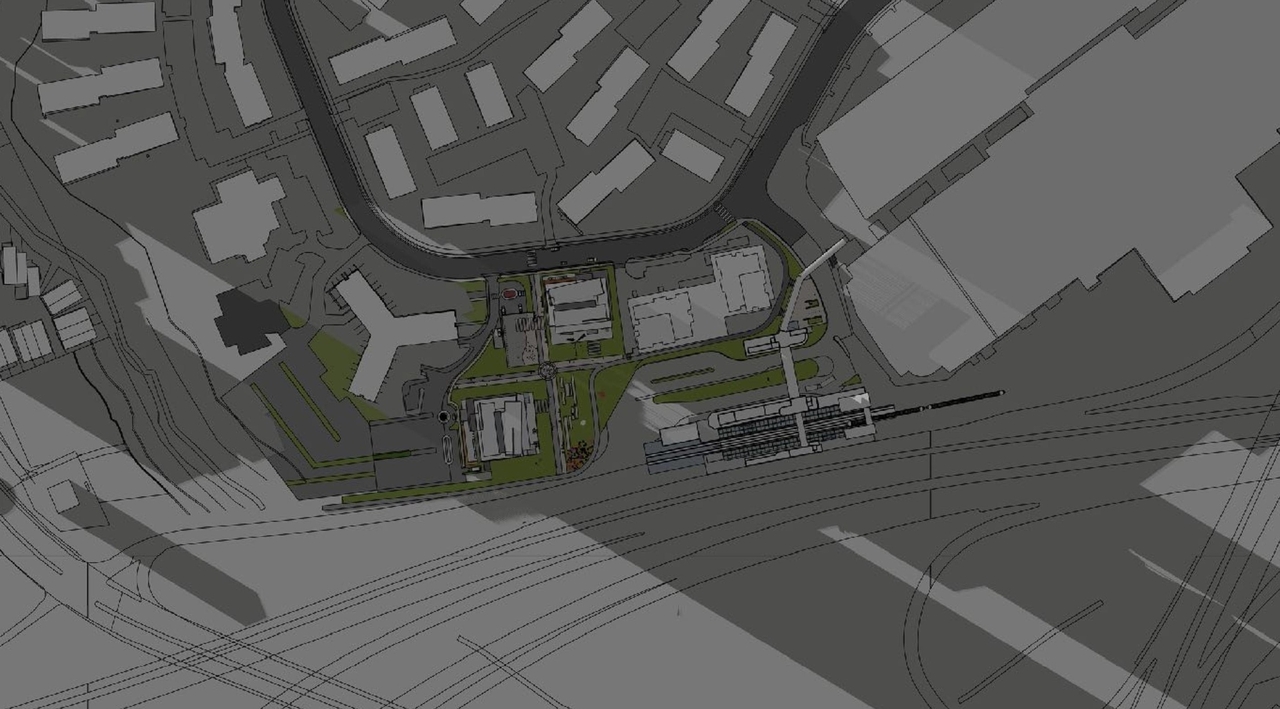 Construction site plan for project from page 42 of the file '2022-12-02 - Drawings and Design Studies - D01-01-22-0004'