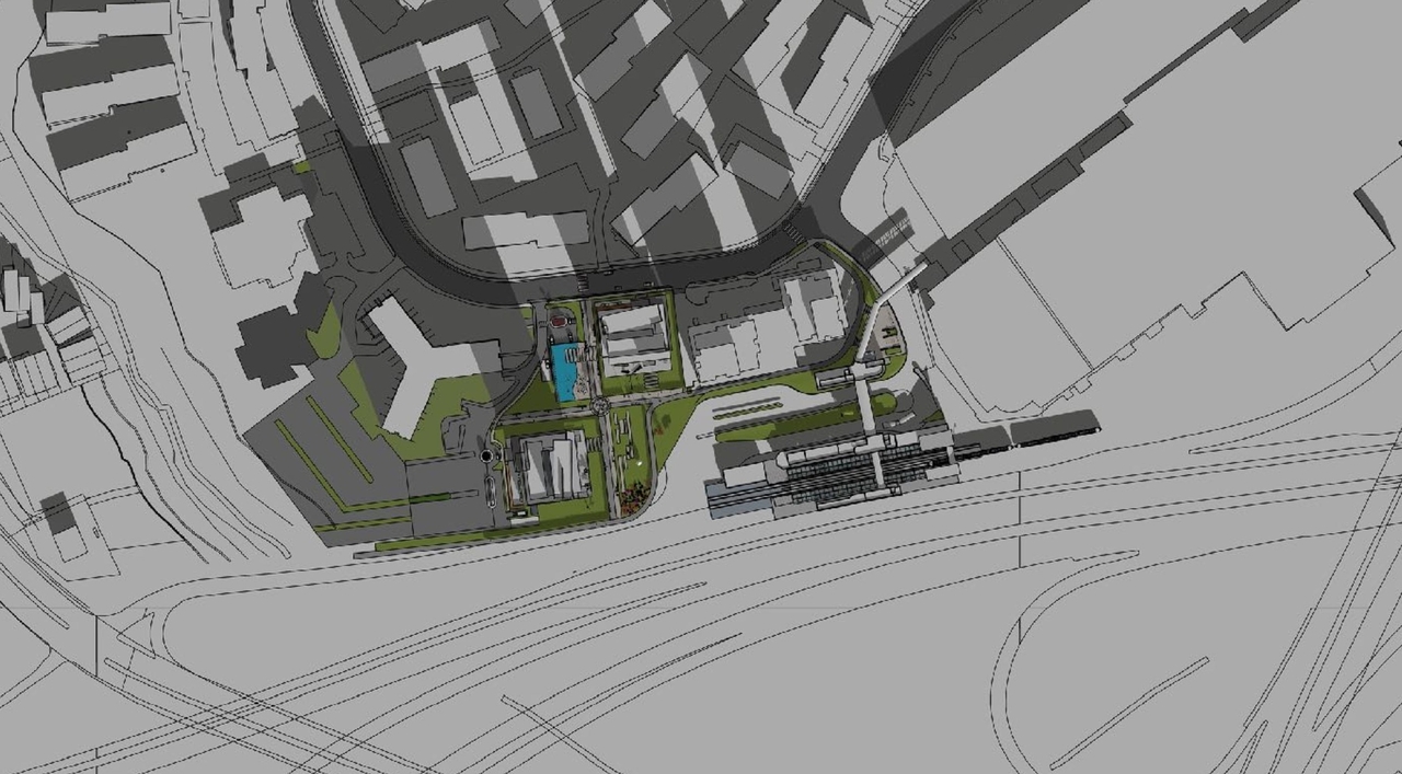 Construction site plan for project from page 43 of the file '2022-12-02 - Drawings and Design Studies - D01-01-22-0004'