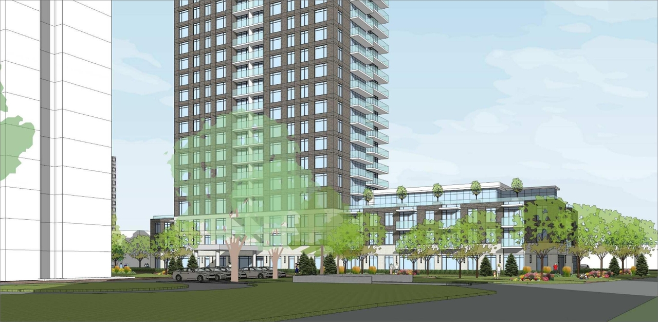 Rendering of building from page 2 of the file '2023-06-27 - Perspectives - D01-01-22-0012'