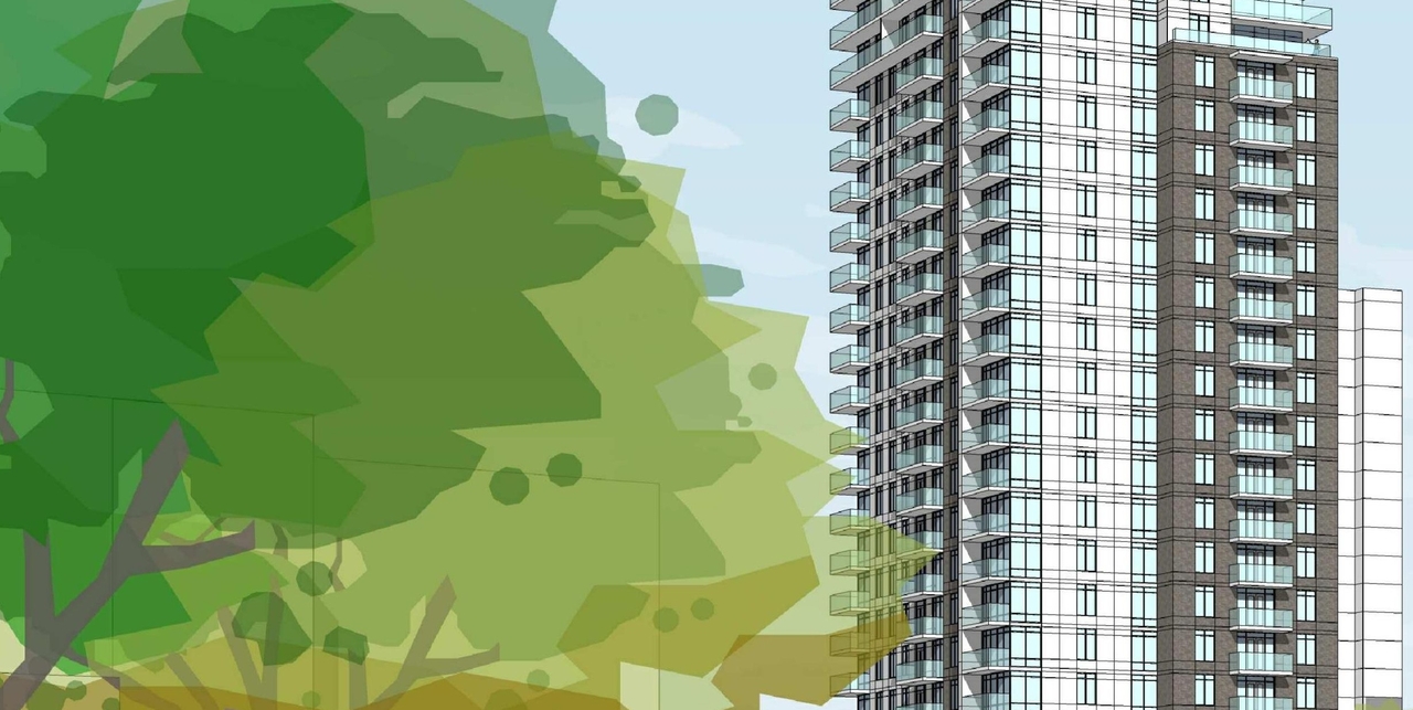 Rendering of building from page 1 of the file '2023-04-11 - Perspectives - D01-01-22-0012 (3)'