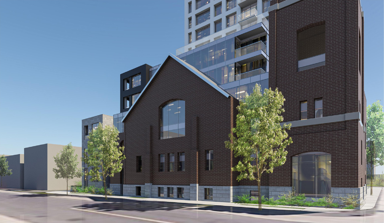 Rendering of building from page 55 of the file '2023-06-07 - Design Brief and Architectural Brochure - D01-01-23-0004'
