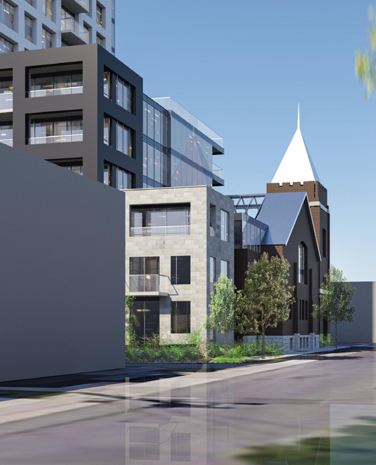 Rendering of building from page 56 of the file '2023-06-07 - Design Brief and Architectural Brochure - D01-01-23-0004'