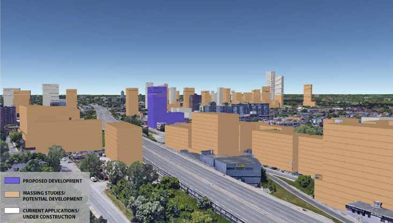 Rendering of building from page 17 of the file '2023-05-03 - Design Brief - D01-01-23-0004'