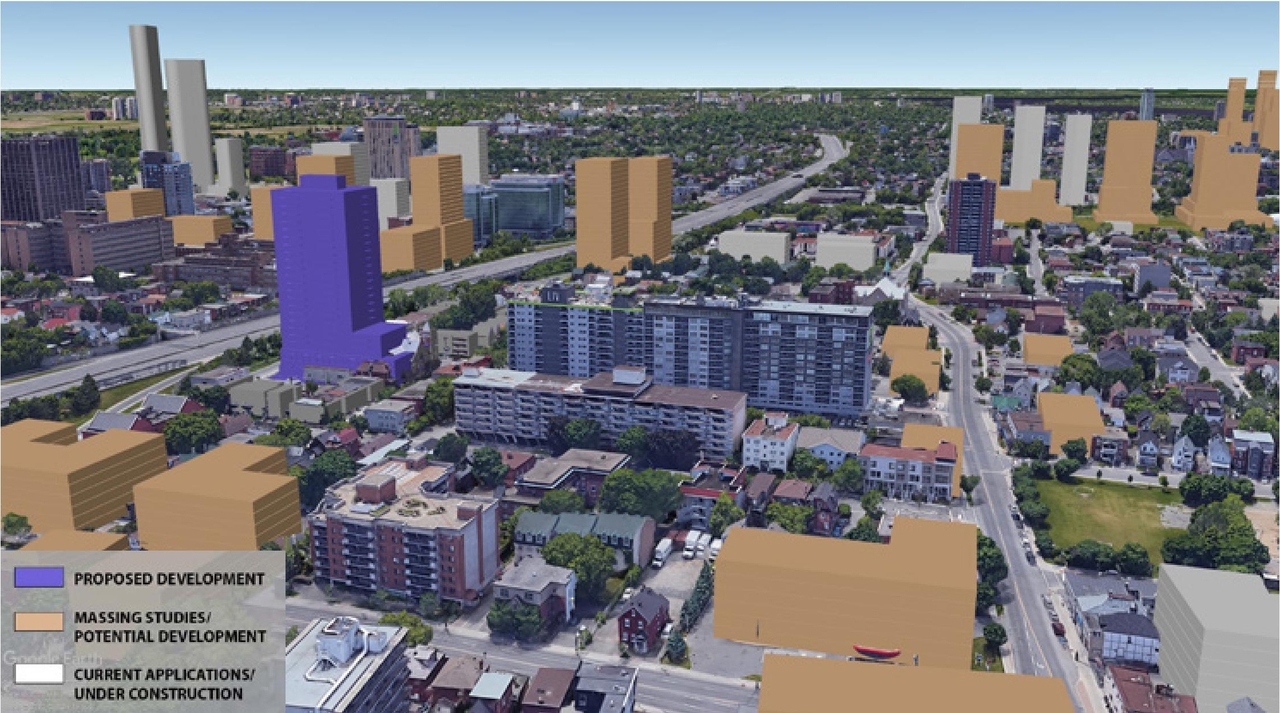 Rendering of building from page 19 of the file '2023-09-18 - Architectural Design Brief - D01-01-23-0004'