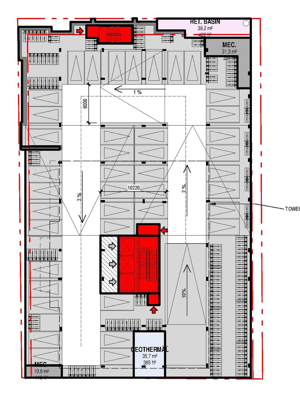Floor plan for project from page 30 of the file '2023-09-18 - Architectural Design Brief - D01-01-23-0004'