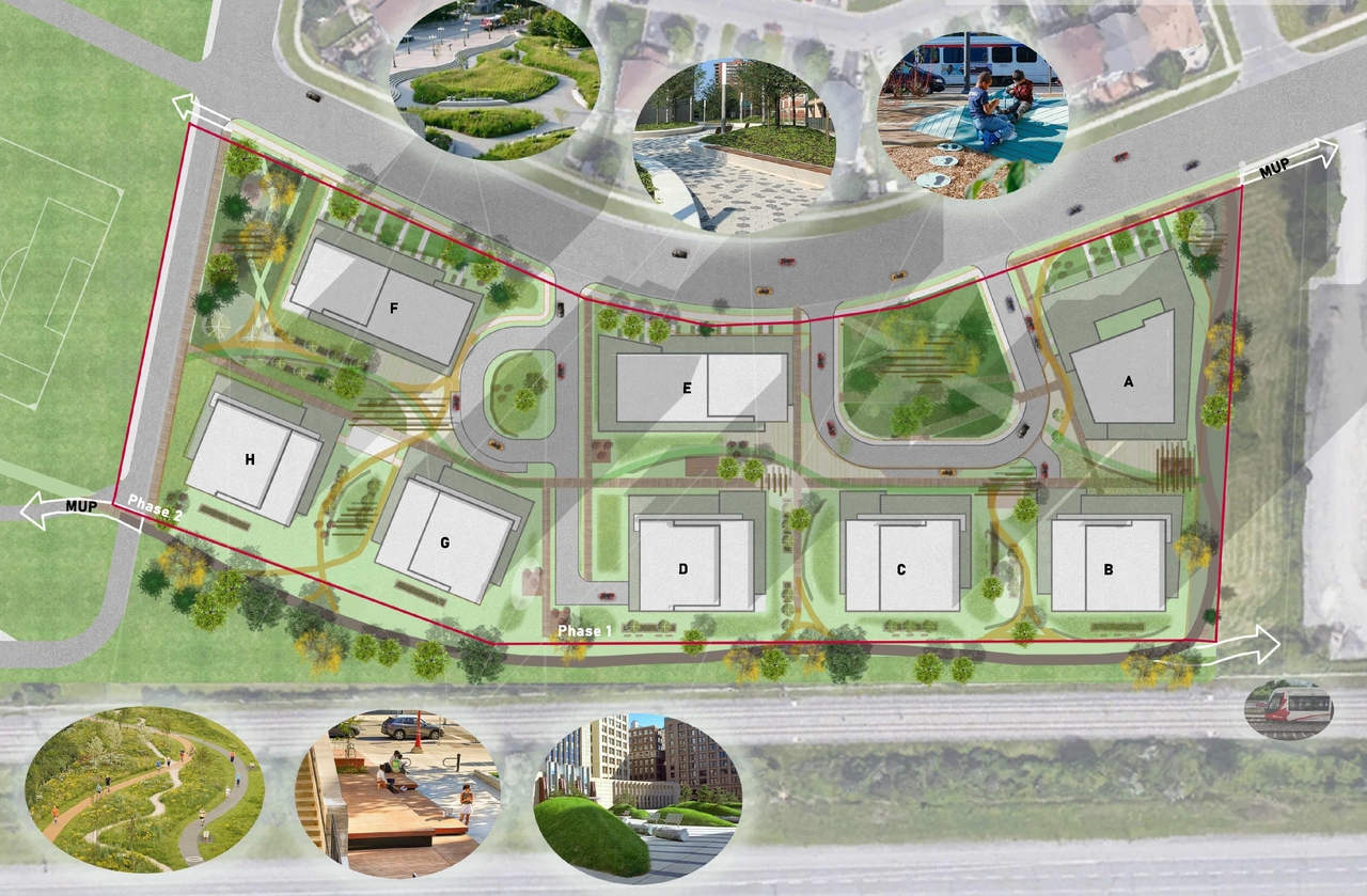 Construction site plan for project from page 18 of the file '2023-11-24 - Design Brief - D01-01-23-0005'