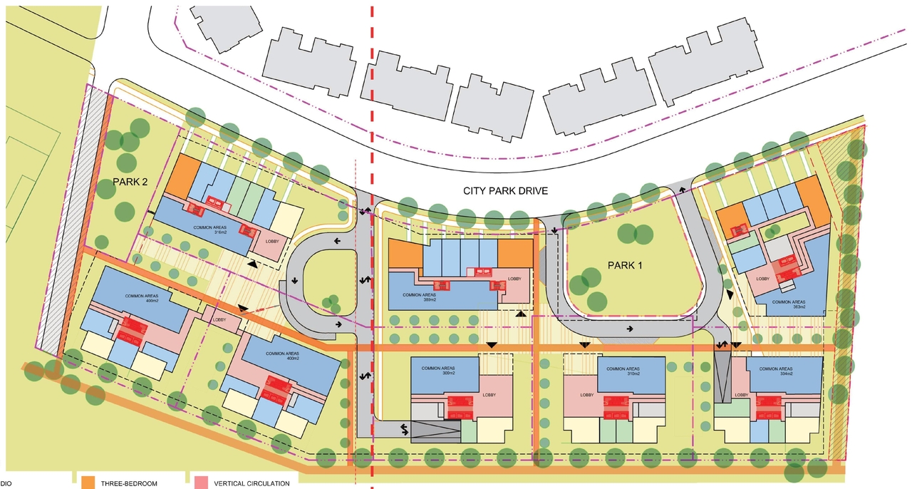 Floor plan for project from page 31 of the file '2023-11-24 - Design Brief - D01-01-23-0005'
