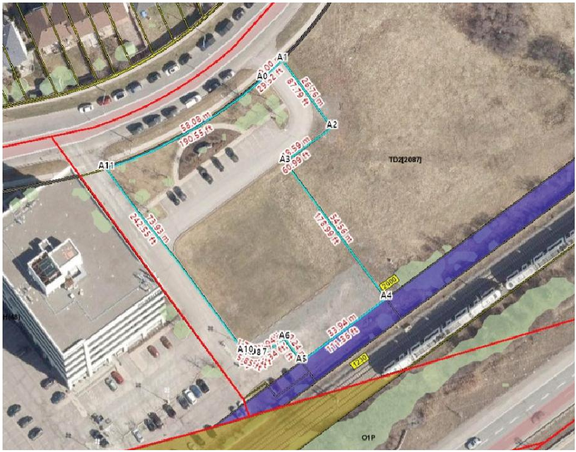 Construction site plan for project from page 6 of the file '2023-11-24 - Design Brief - D01-01-23-0005'