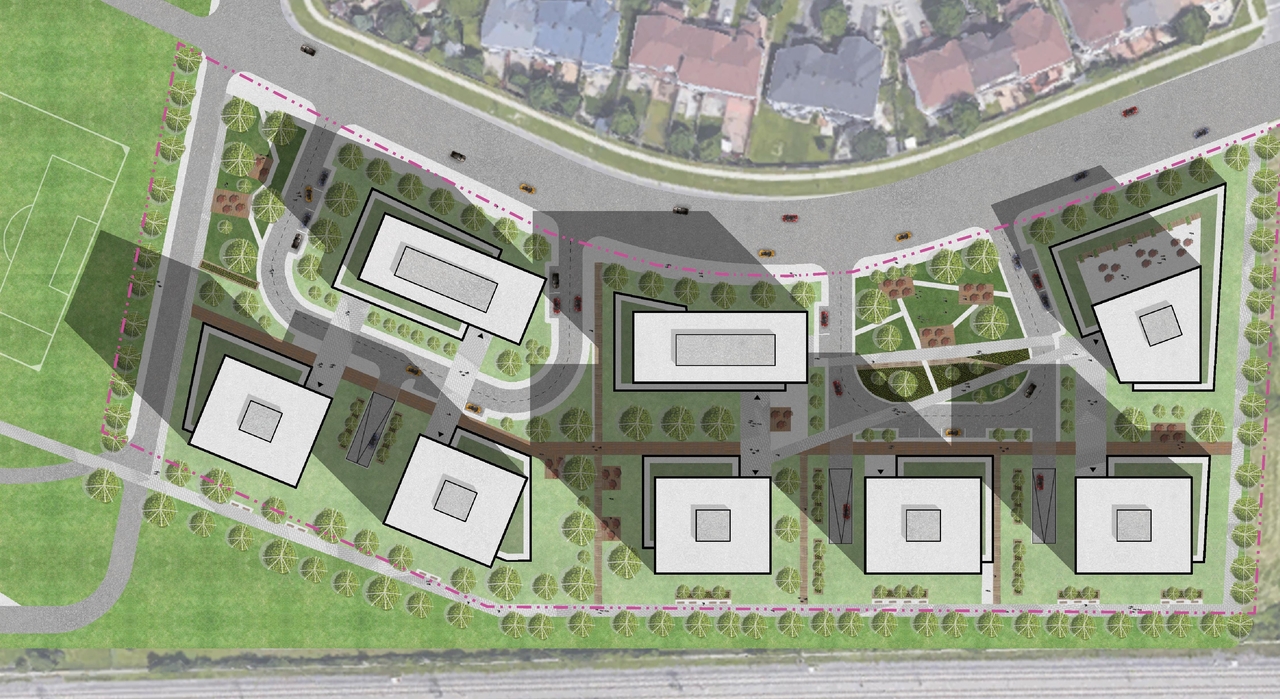 Construction site plan for project from page 20 of the file '2023-06-20 - City Park revised design brief - D01-01-23-0005'