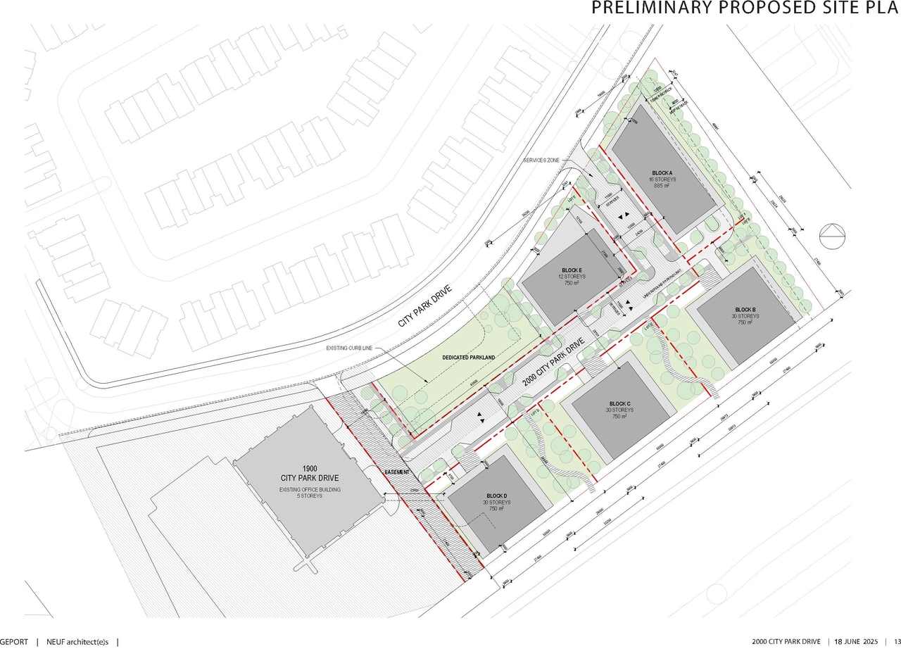 Construction site plan for project from page 19 of the file '2025-06-23 - Design Brief - D01-01-23-0005 and D02-02-23-0033'