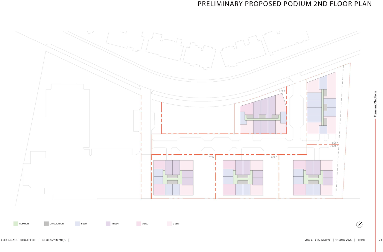 Floor plan for project from page 23 of the file '2025-06-23 - Design Brief - D01-01-23-0005 and D02-02-23-0033'