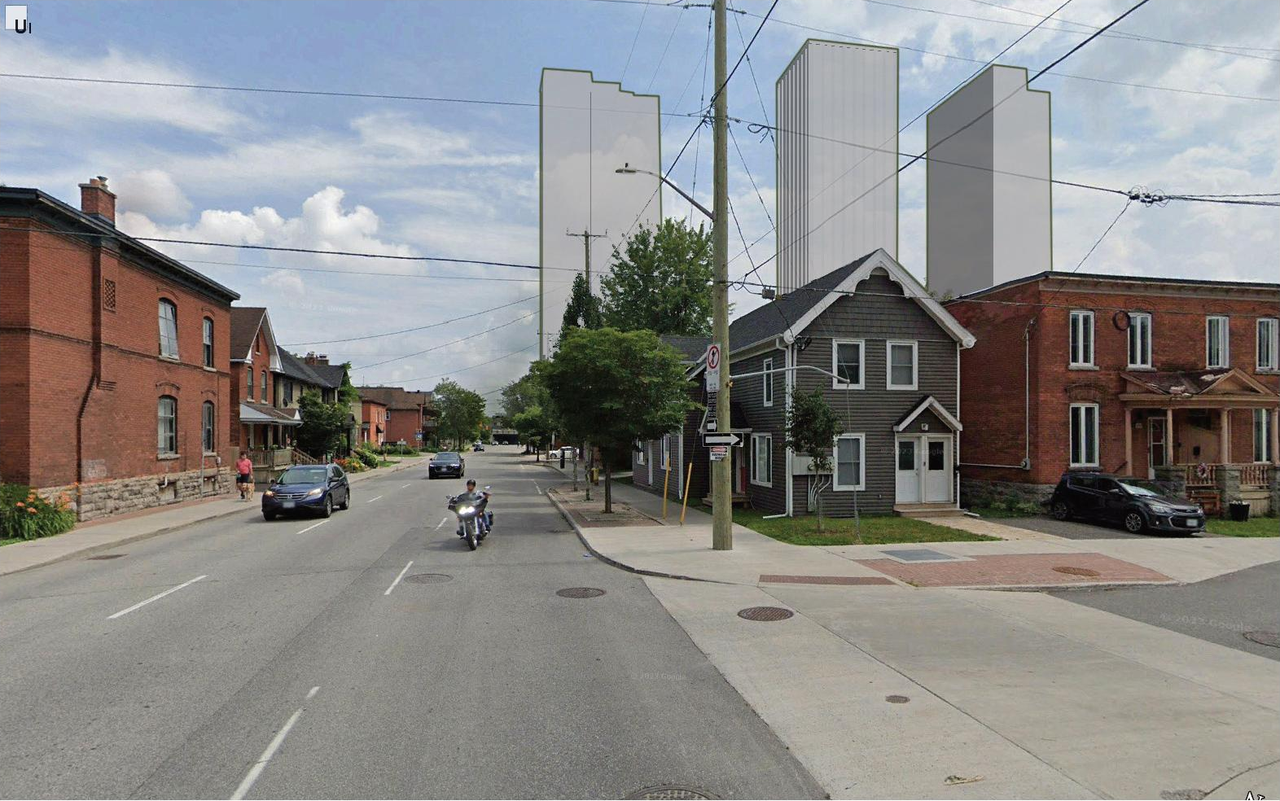 Rendering of building from page 23 of the file '2024-03-21 - Design Brief - D01-01-23-0008'