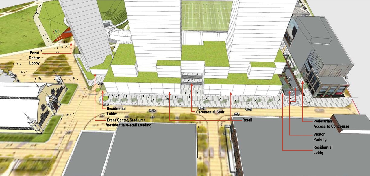 Construction site plan for project from page 24 of the file '2023-07-06 - UDRP Package (Review 1 of 2) - D01-01-23-0009, D02-02-23-0047'