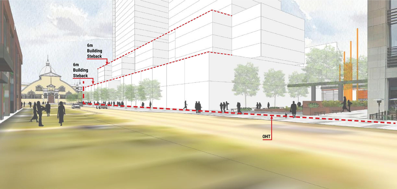 Rendering of building from page 26 of the file '2023-07-06 - UDRP Package (Review 1 of 2) - D01-01-23-0009, D02-02-23-0047'