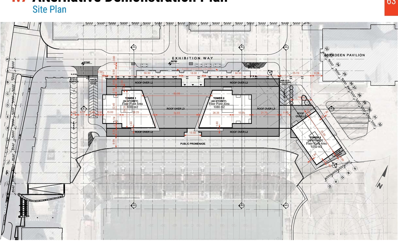 Construction site plan for project from page 63 of the file '2023-07-06 - UDRP Package (Review 1 of 2) - D01-01-23-0009, D02-02-23-0047'