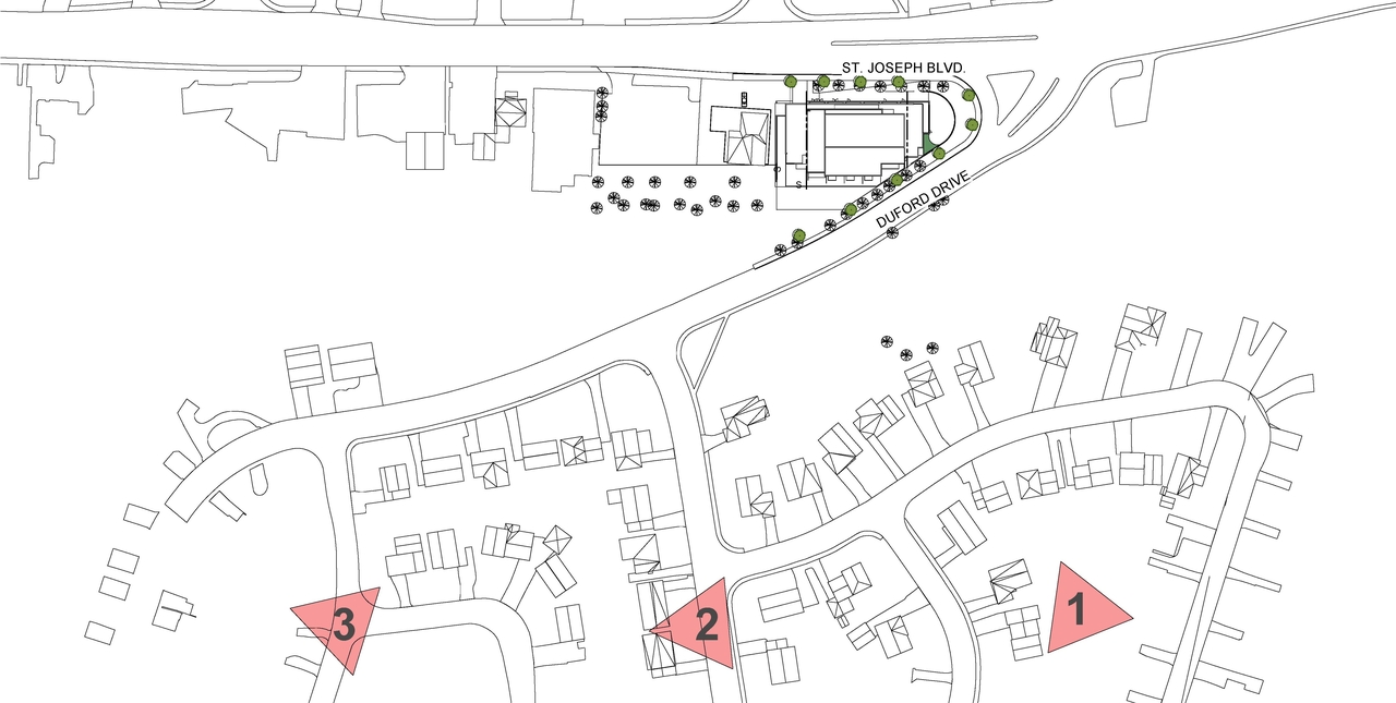 Construction site plan for project from page 11 of the file '2023-06-16 - Context, Site, Floor, Elevation, Sections, 3D Views, Sunshade,Plans - D01-01-23-0010'