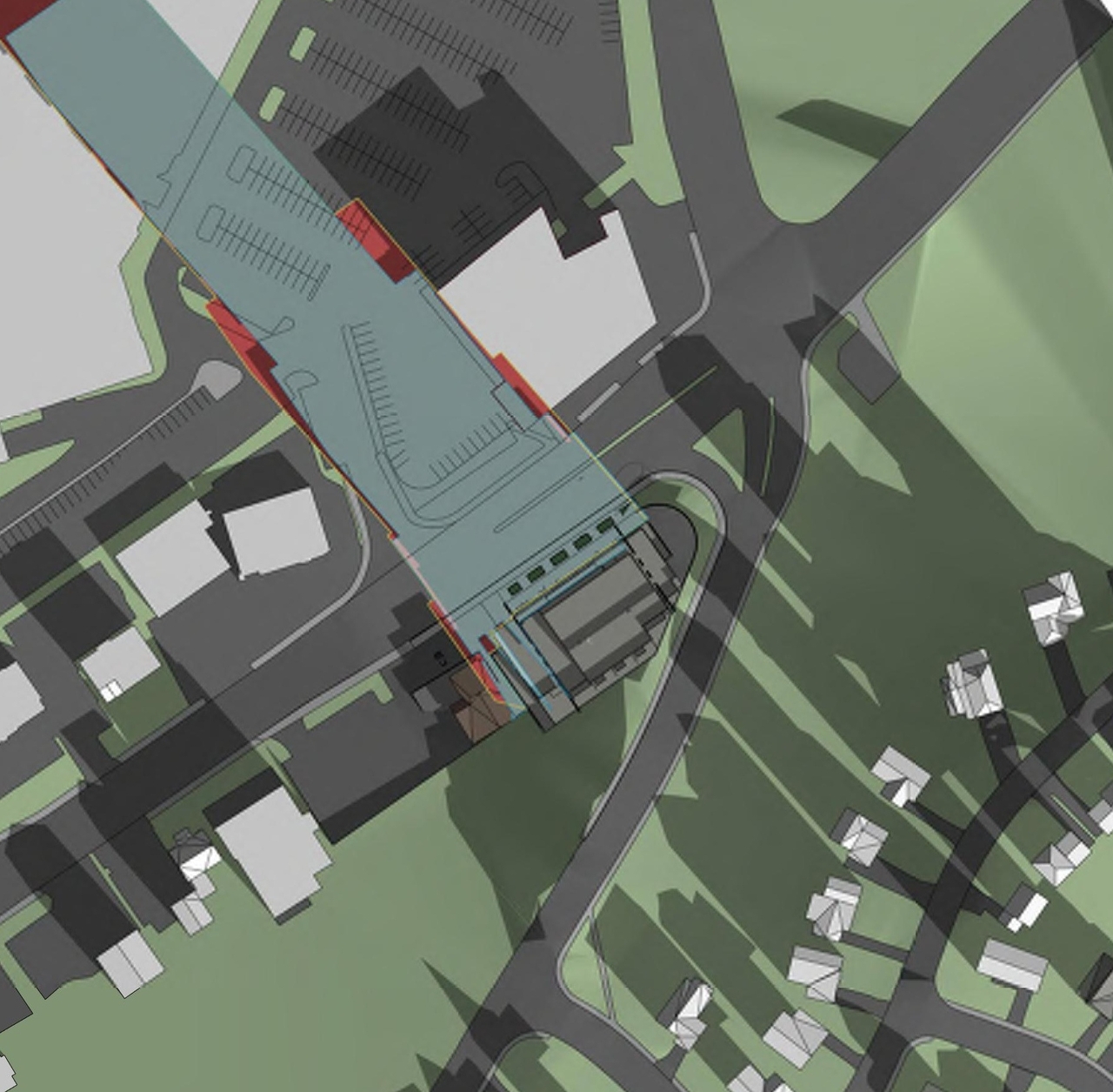Construction site plan for project from page 29 of the file '2024-03-19 - Urban Design Review Panel Slide Deck - D01-01-23-0010'