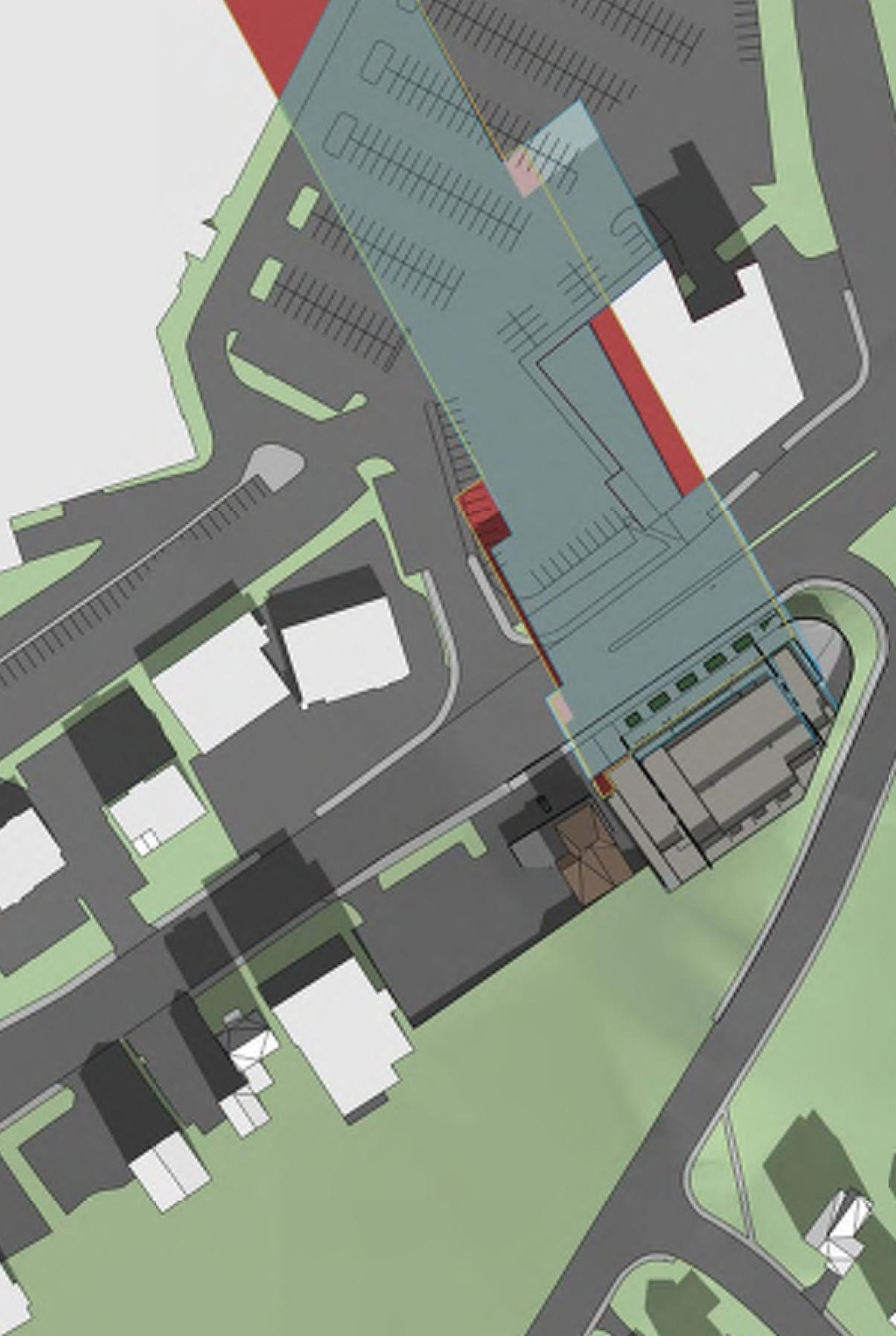 Construction site plan for project from page 29 of the file '2024-03-19 - Urban Design Review Panel Slide Deck - D01-01-23-0010'