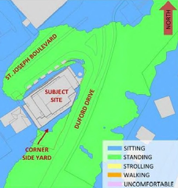 Construction site plan for project from page 36 of the file '2024-03-19 - Urban Design Review Panel Slide Deck - D01-01-23-0010'
