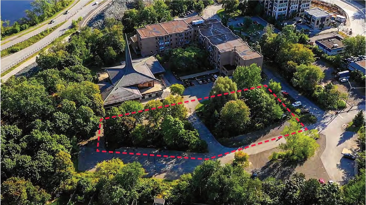 Construction site plan for project from page 38 of the file '2024-06-21 - Design Brief - D01-01-23-0014'