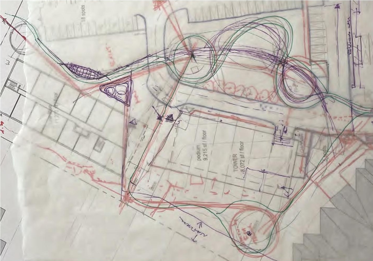 Construction site plan for project from page 52 of the file '2024-06-21 - Design Brief - D01-01-23-0014'