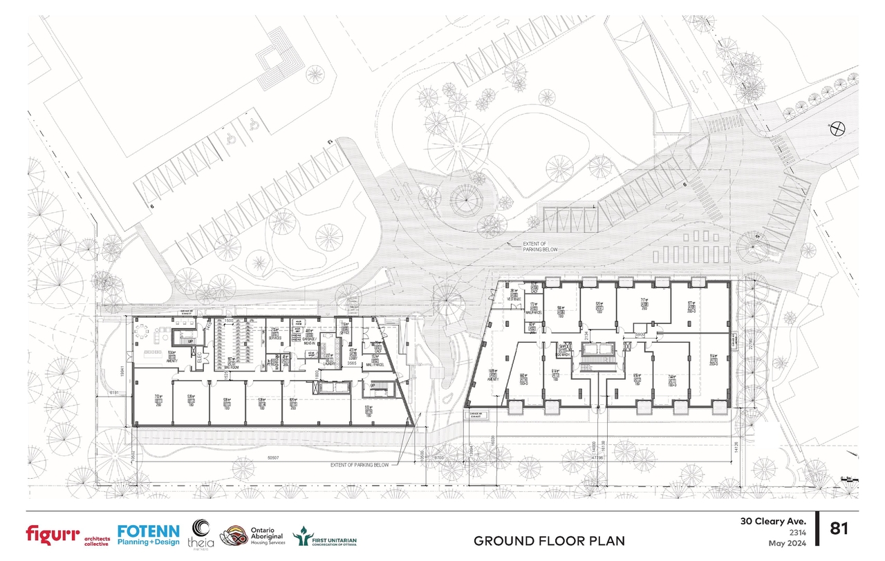Floor plan for project from page 81 of the file '2024-06-21 - Design Brief - D01-01-23-0014'