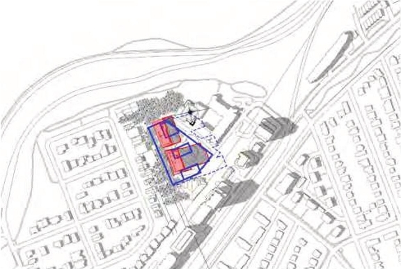 Construction site plan for project from page 97 of the file '2024-06-21 - Design Brief - D01-01-23-0014'