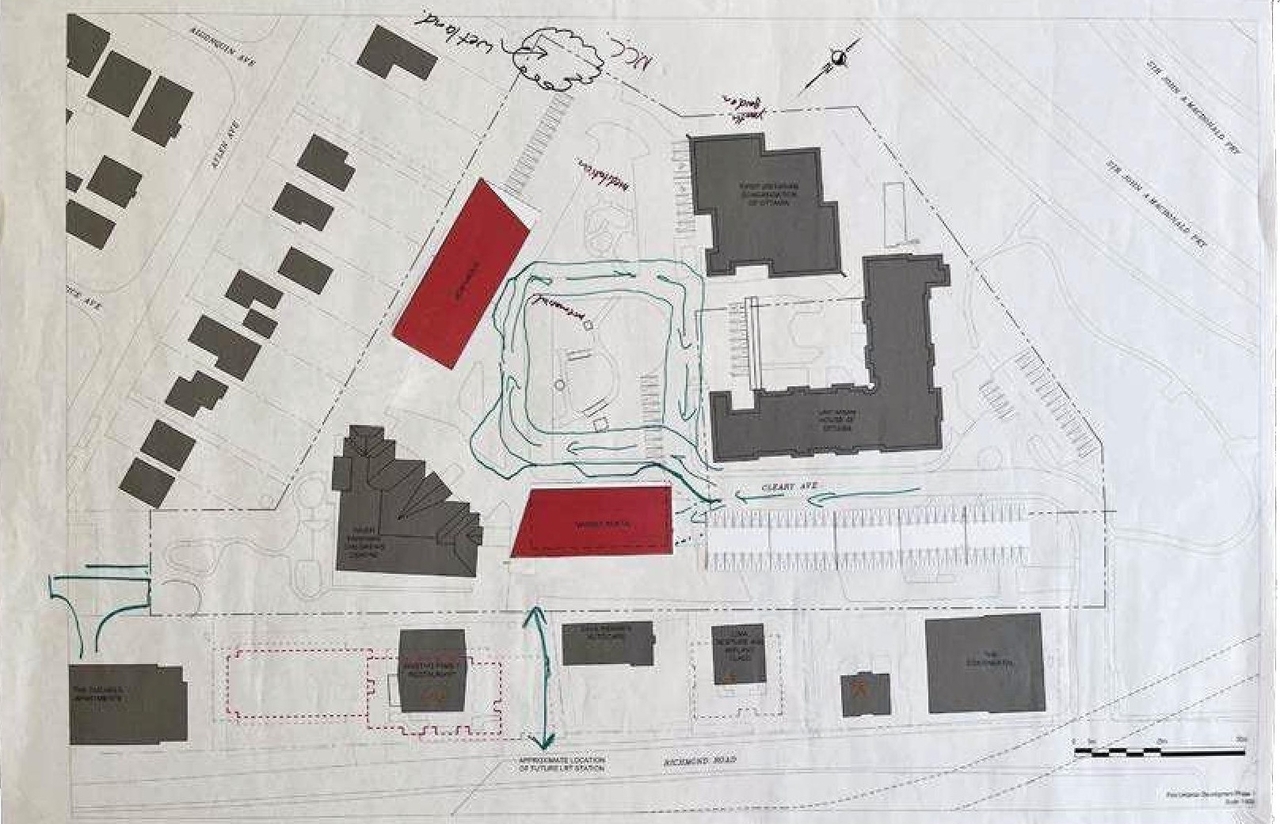 Construction site plan for project from page 34 of the file '2023-11-24 - Design Brief - D01-01-23-0014'