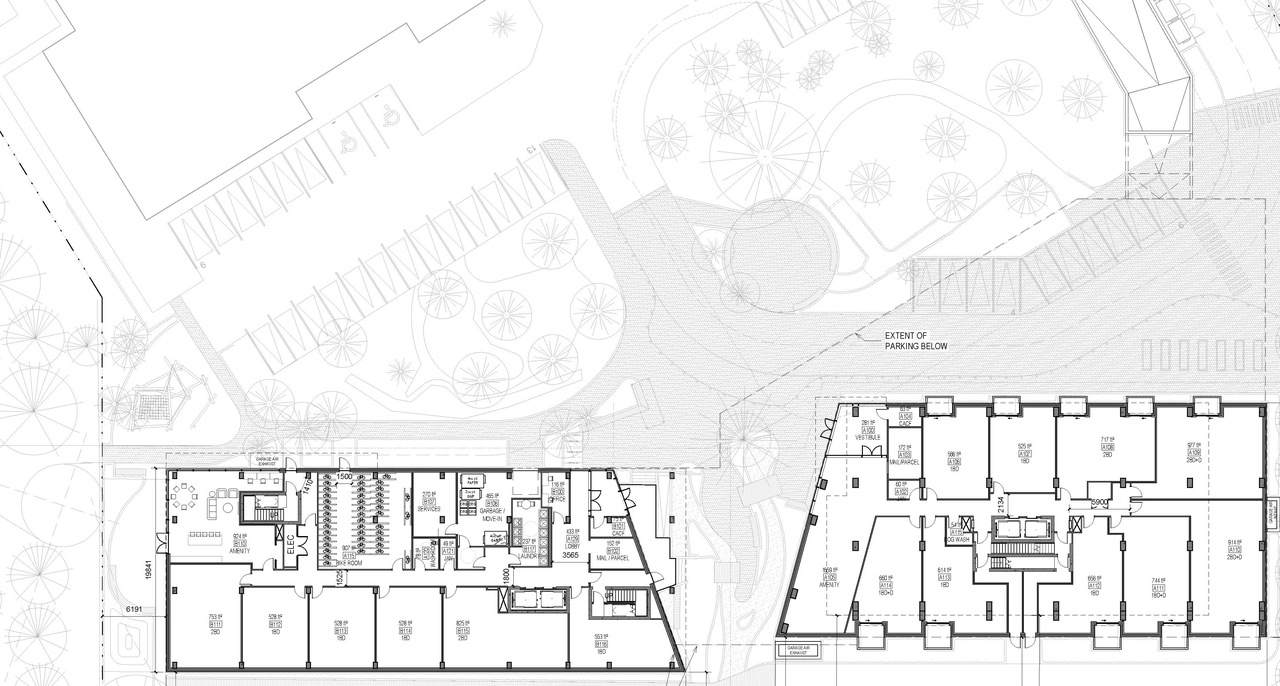 Floor plan for project from page 56 of the file '2023-11-24 - Design Brief - D01-01-23-0014'