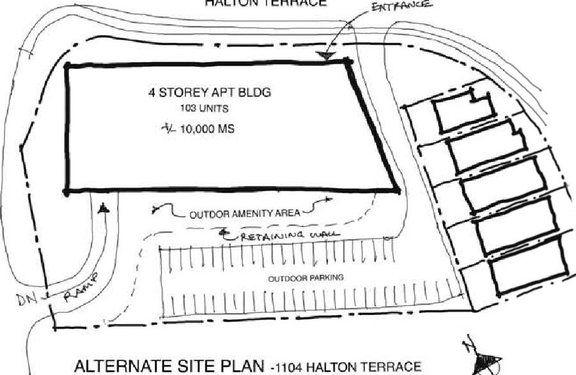 Construction site plan for project from page 35 of the file '2024-05-03 - Urban Design Brief - D01-01-24-0006'