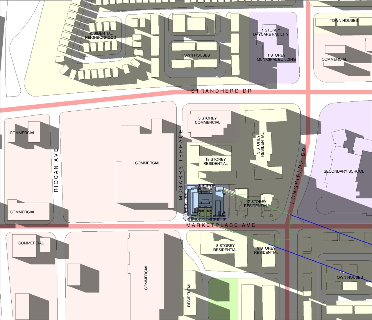 Construction site plan for project from page 100 of the file '2024-06-19 - Design Brief - D01-01-24-0014'