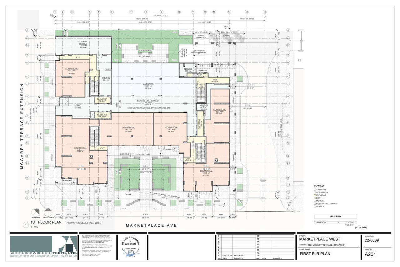 Construction site plan for project from page 43 of the file '2024-06-19 - Design Brief - D01-01-24-0014'