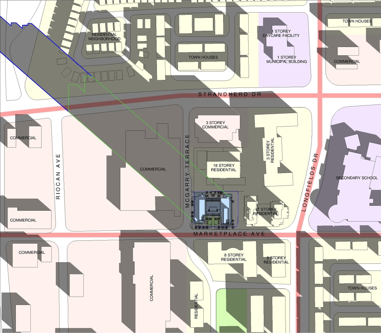 Construction site plan for project from page 90 of the file '2024-06-19 - Design Brief - D01-01-24-0014'