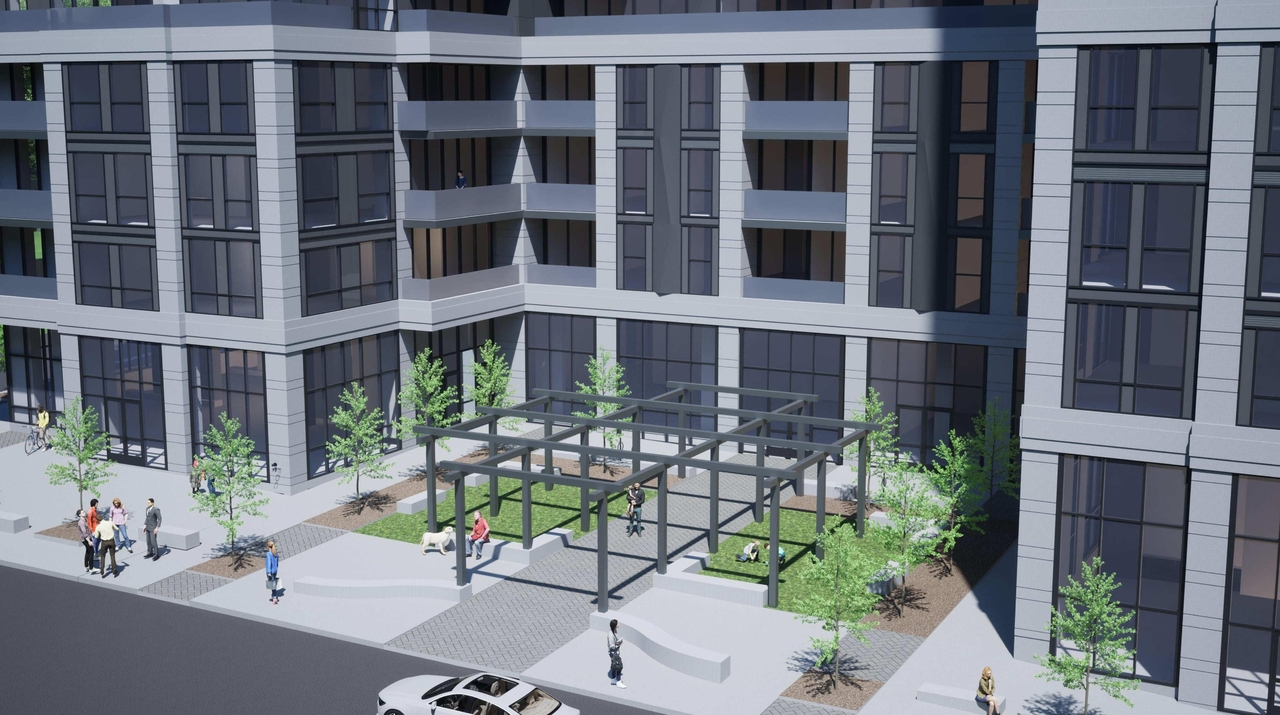 Rendering of building from page 3 of the file '2024-06-19 - Perspectives - D01-01-24-0014'