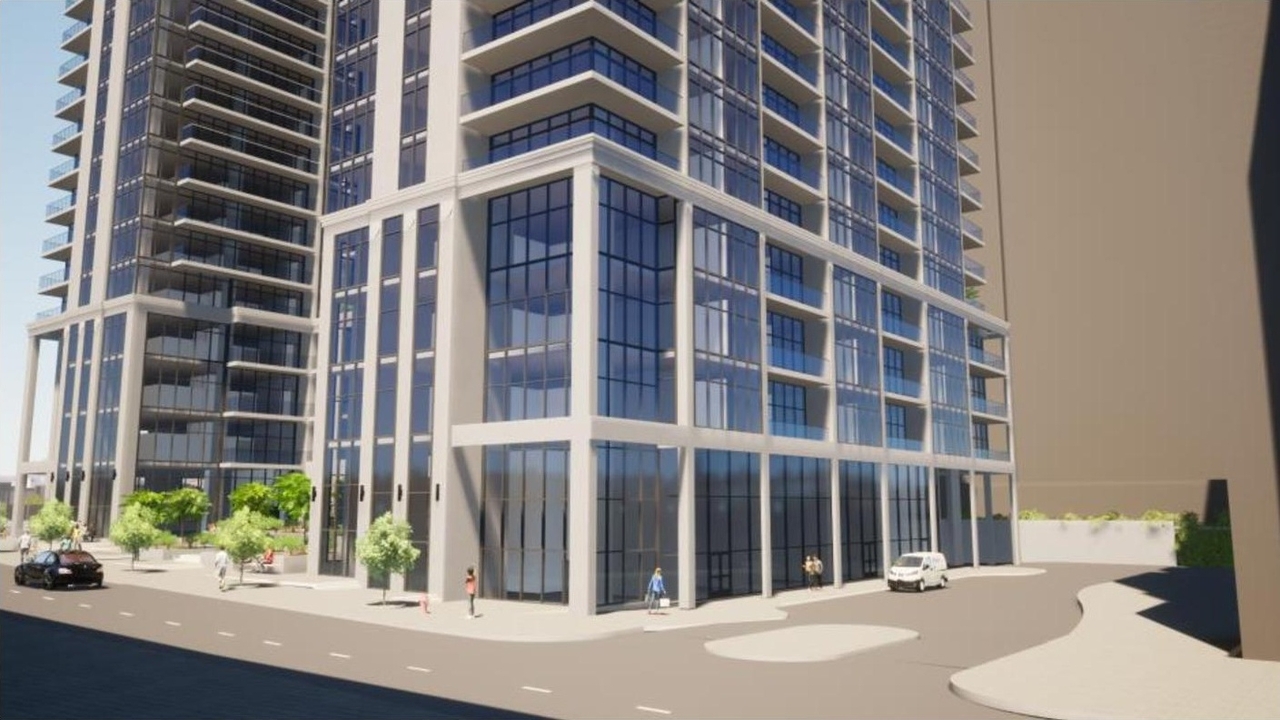 Rendering of building from page 27 of the file '2024-06-19 - Urban Design Review Panel Report - D01-01-24-0014'