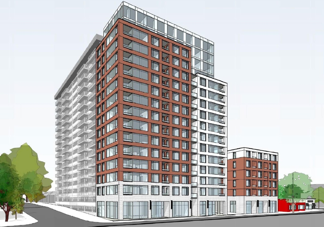 Rendering of building from page 1 of the file '2024-08-09 - Urban Design Review Panel Report - D01-01-24-0016'