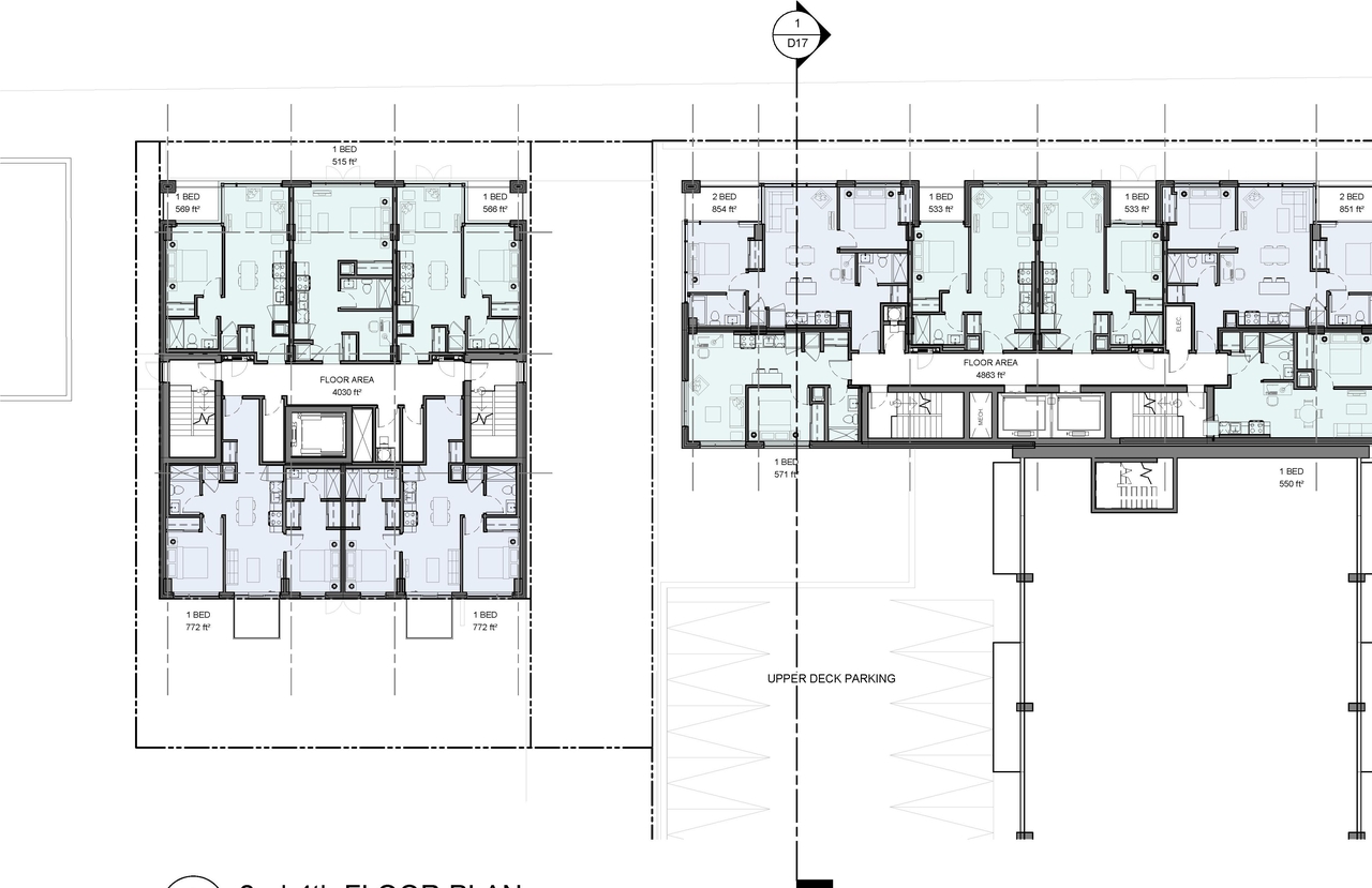 Floor plan for project from page 21 of the file '2024-08-09 - Urban Design Review Panel Report - D01-01-24-0016'