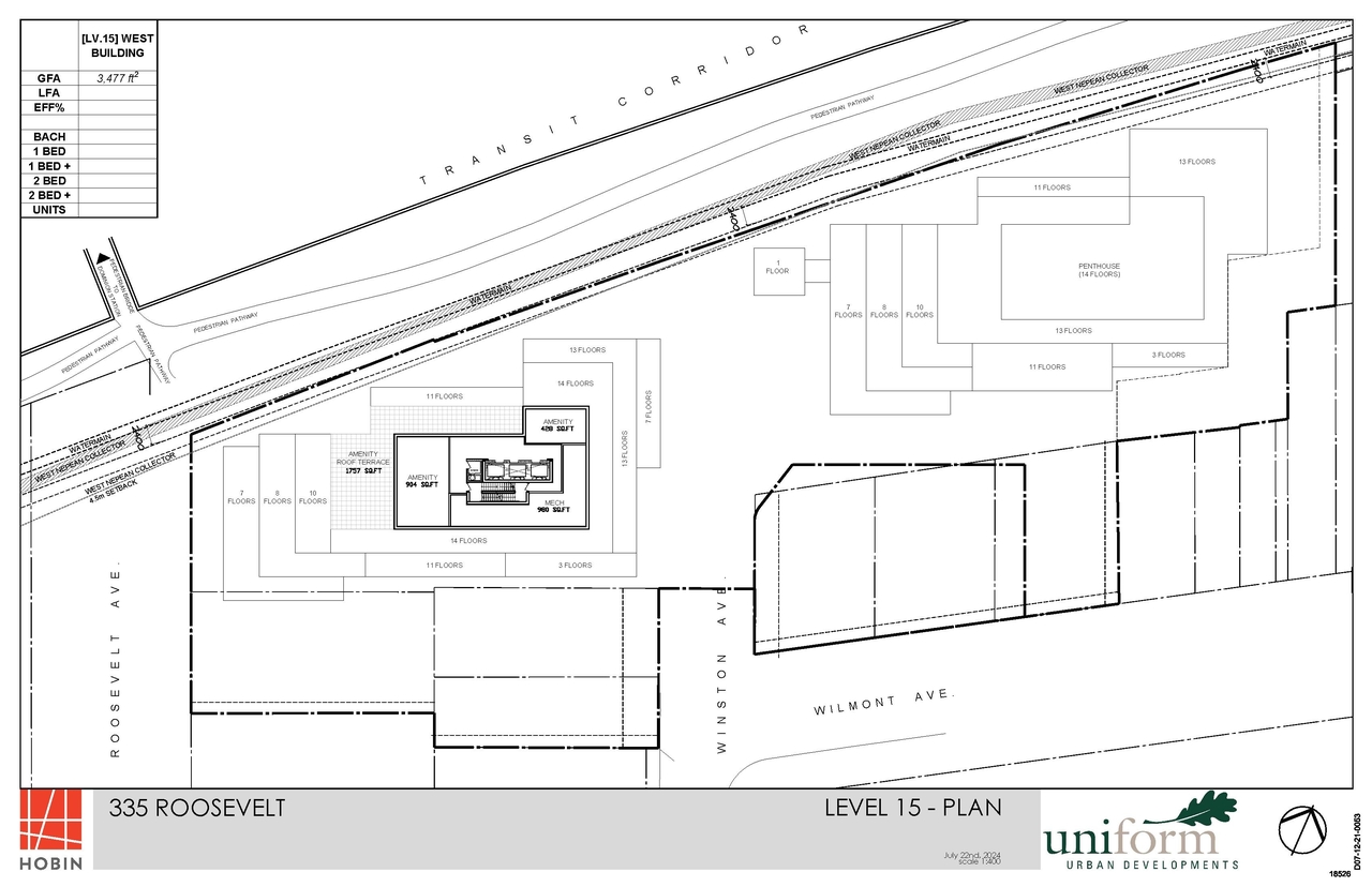 Construction site plan for project from page 13 of the file '2024-09-04 - Site and Floor Plans - D01-01-24-0018'