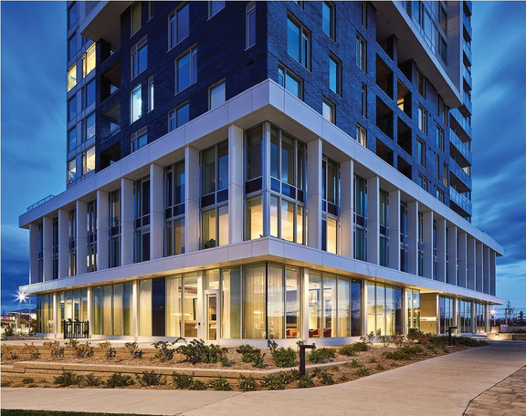Rendering of building from page 32 of the file '2025-04-04 - Urban Design Review Panel Report - D01-01-24-0021'