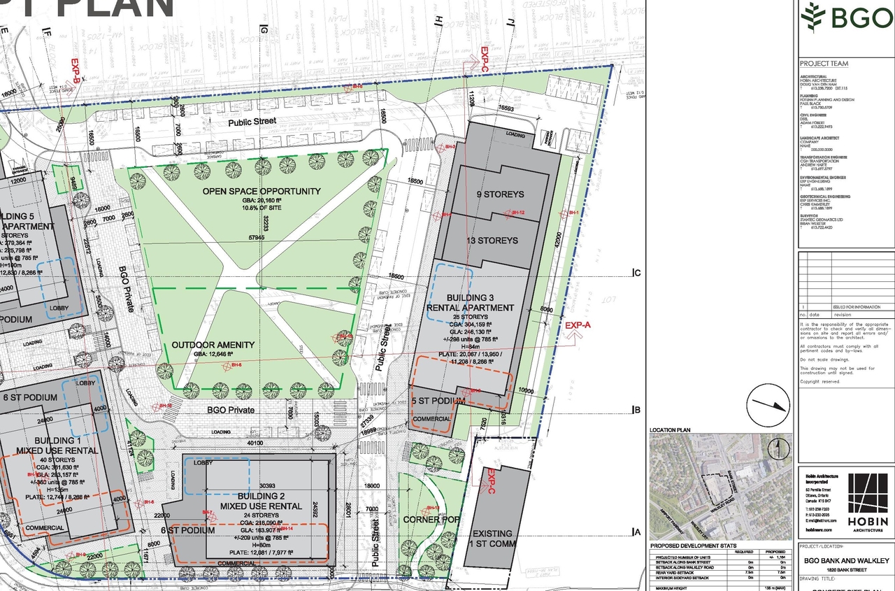 Construction site plan for project from page 47 of the file '2025-04-04 - Urban Design Review Panel Report - D01-01-24-0021'