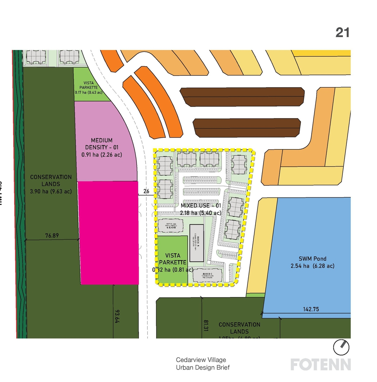 Construction site plan for project from page 23 of the file '2024-10-21 - Design Brief - D01-01-24-0023'