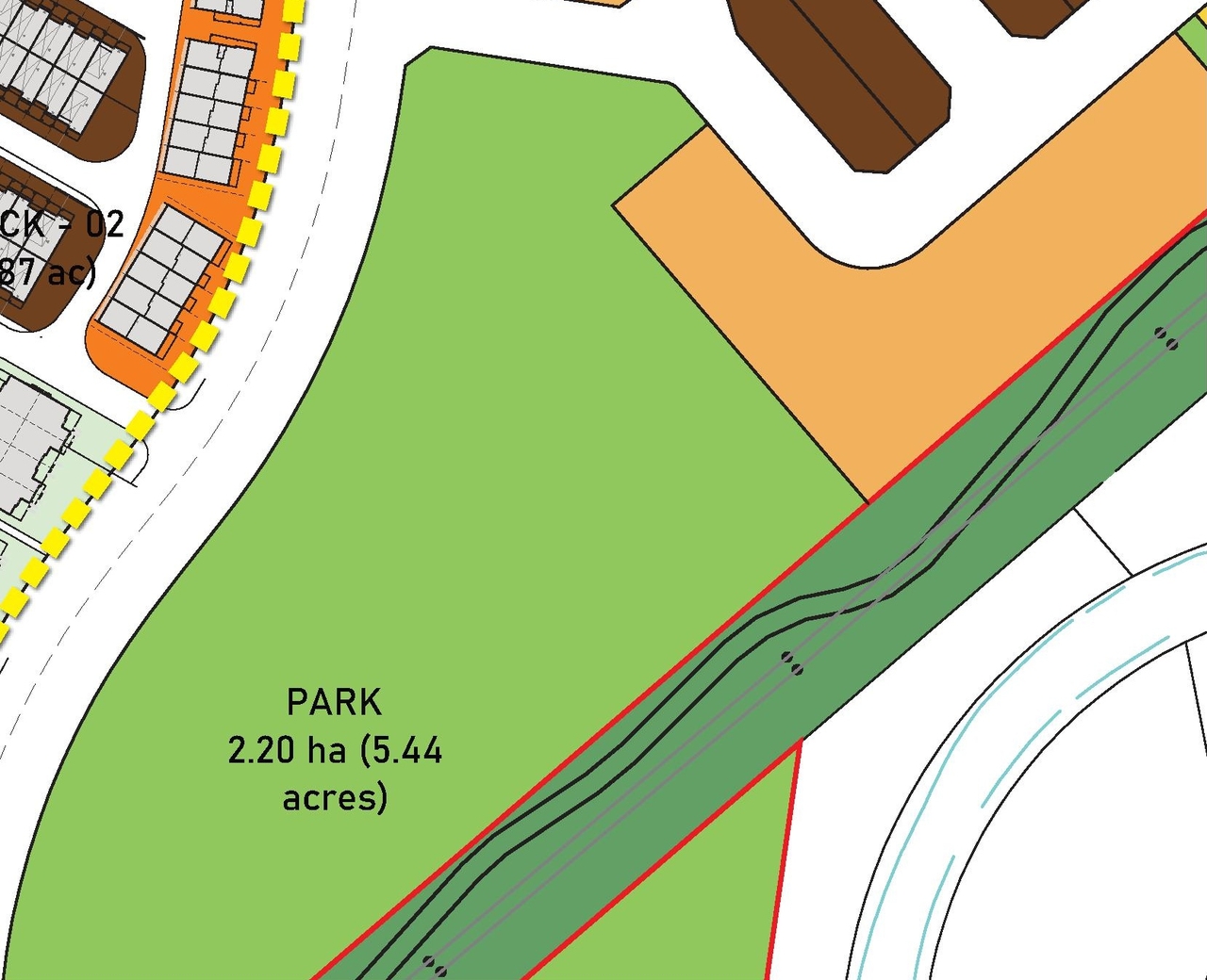 Construction site plan for project from page 26 of the file '2024-10-21 - Design Brief - D01-01-24-0023'