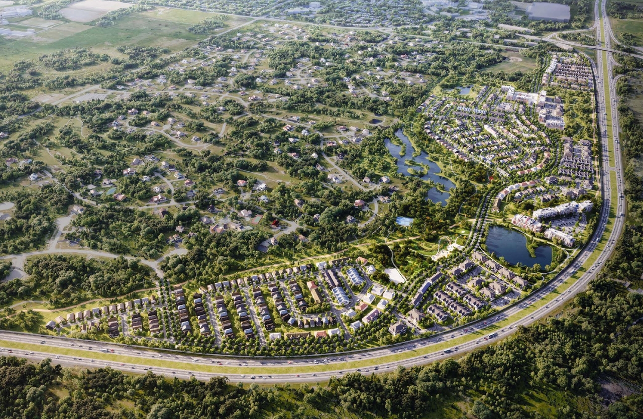 Rendering of building from page 33 of the file '2024-10-21 - Design Brief - D01-01-24-0023'