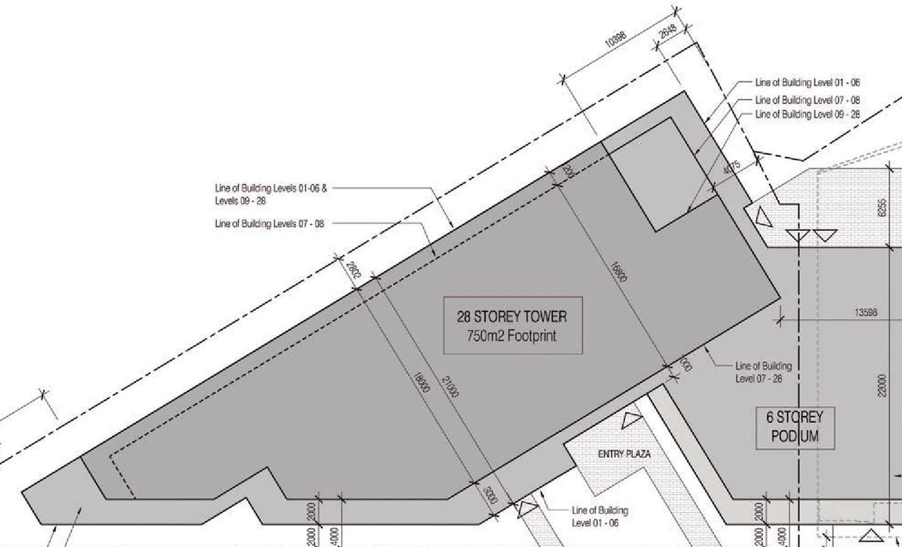 Construction site plan for project from page 20 of the file '2024-12-18 - Urban Design Brief - D01-01-24-0026'