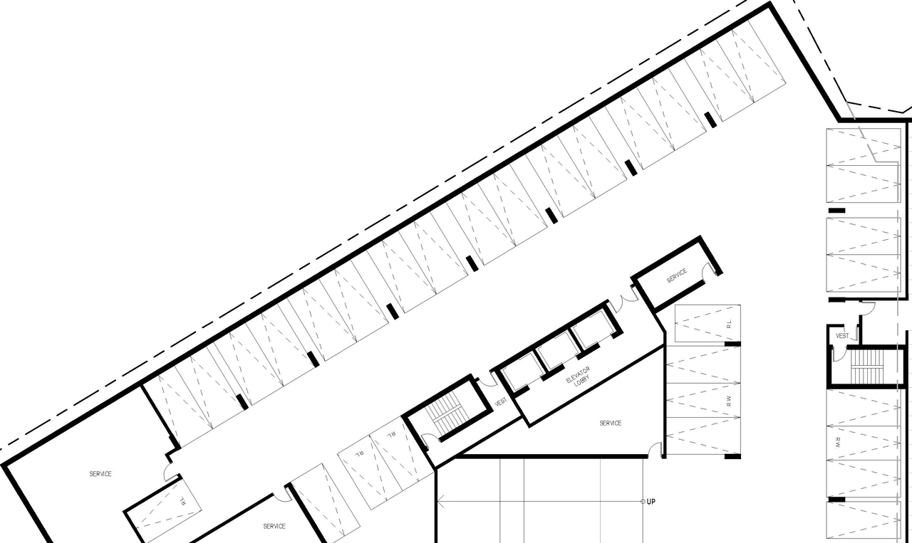 Floor plan for project from page 23 of the file '2024-12-18 - Urban Design Brief - D01-01-24-0026'